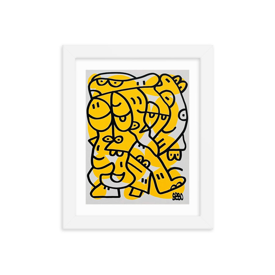 Mellow Yellow Framed print